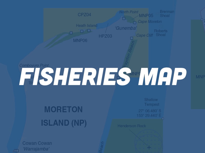 Moreton Island Fisheries Map
